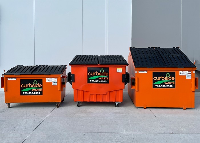 Curbside Waste Dumpsters for Rental