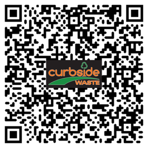 Scan to download the Curbside Waste app for Android