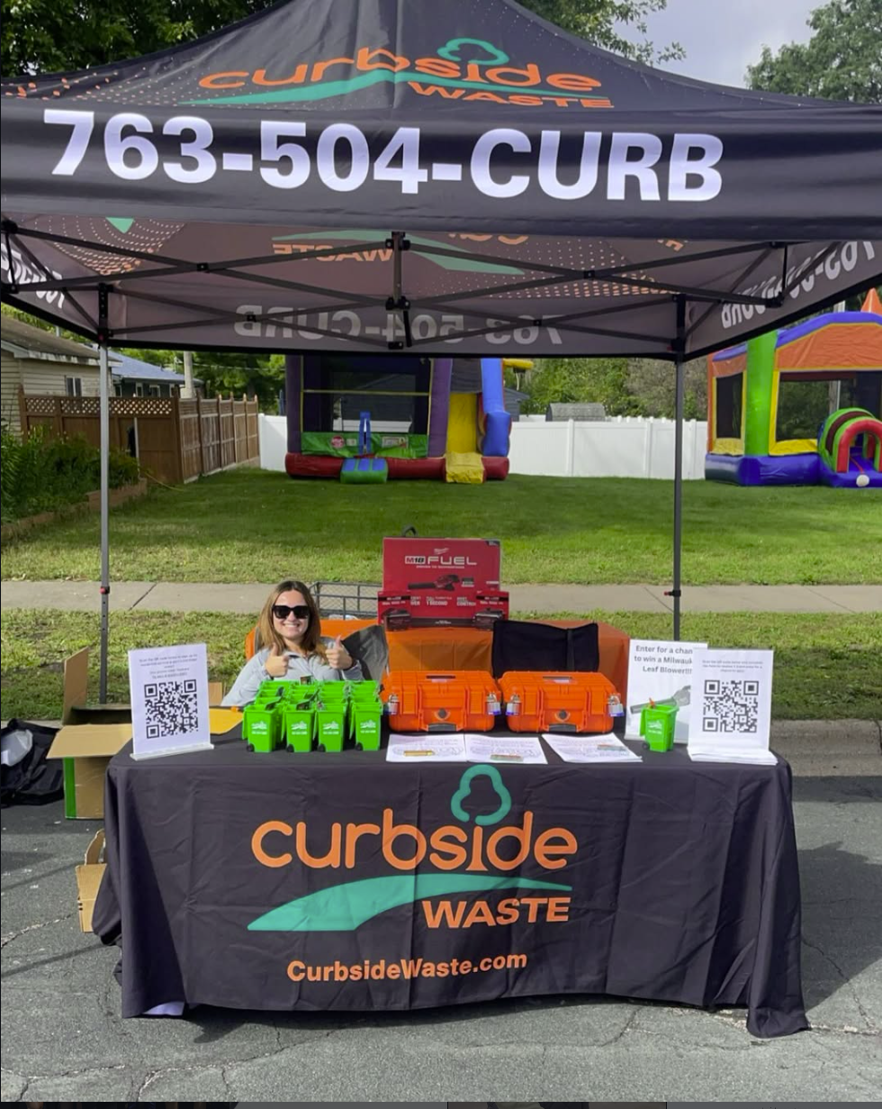 Curbside Waste participating in a local community program